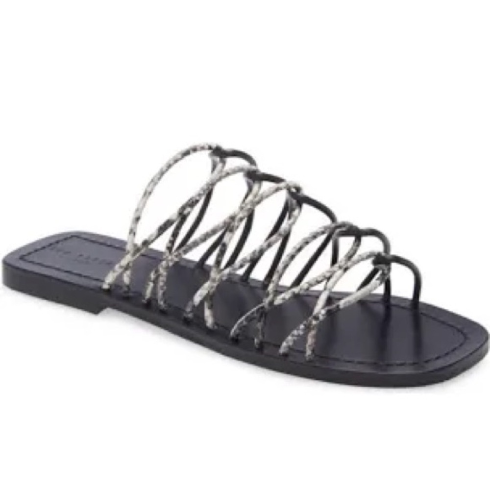Ted Baker‎ Teppo slide sandals snake skin size 39